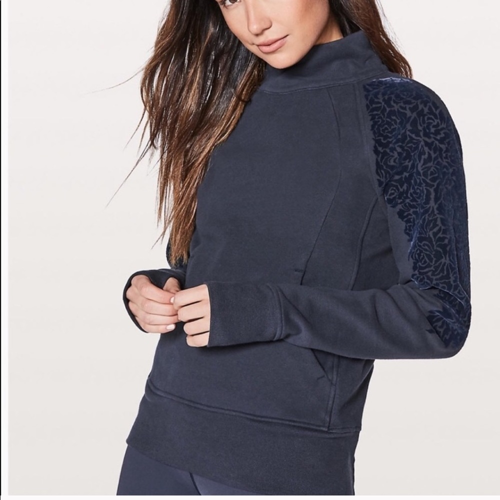 Lululemon Cozy Floral Flock Sweatshirt